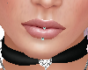 Milky opal lip peircing