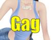 Gag's Blue Bodysuit Top