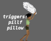 Pillow fight/ action