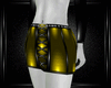 b yellow latex skirt