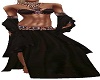 brown 2 pc boho dress