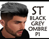 ST P1 BLACK GREY OMBRE