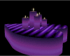 Purple Table with candle