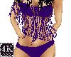 4K Dark Purple Bikini