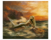 sunset mermaid