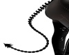 Black Silver Bone Tail