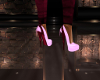 dark pink shoes