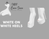White on White Heels