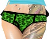 FE green leopard briefs