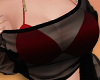 Sheer red Wrap