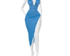 G-Light Blue Curvy Dress