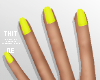 TC. Short Nails Yellow