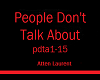 People Don't Talk About