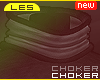L| Thick Choker Grey