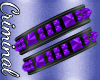 F| Purple Black Armbands