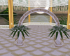 ^z Wedding Arch dorado