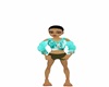 Donia Teal Dream top