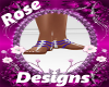 Blue White Sandals