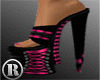 Pink & Black Heels