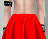 RL Pvc Red School Skirt