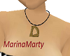 Necklaces lettera D