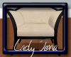 [LJ] Cream Linen Chair