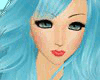 Candy Blue Wavy Hair~
