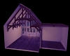 Purple log cabin
