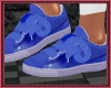 Blue Bow Sneakers