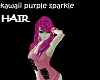 Kawaii purple sparkle