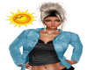 Teal Leather Jacket n T