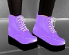 HN|Purple Work Boots