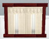 M Window/ Ivory Curtains