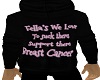 Blk breast Cancer Hoody