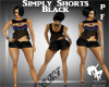 Simply Shorts Black PF