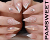 [PS] Beige white nails