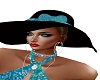 Ocean Blue Sun Hat
