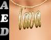 lava Necklace (Gold)