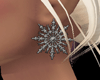 *K* Snowflake Earrings