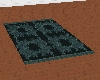 LL-Green oblong rug