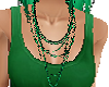 *M* Green Necklace