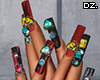 D. Red Nails + Ring