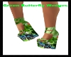 Green Butterfly Wedges