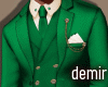[D] Velvet green suit