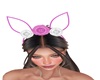 pink bunny headband