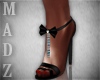 MZ! Black heels with bow