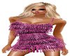 Pink Fringe Dress