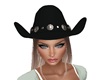 Cowgirl Hat Black