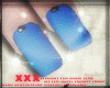  Matte Blue Nails