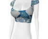 Ocean breeze crop blouse